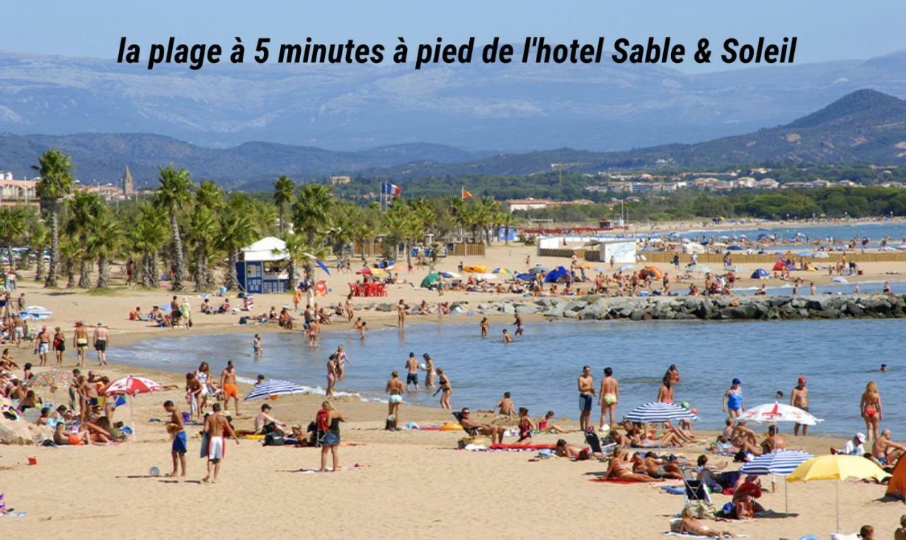 Hotel Sable Et Soleil - Port, Plage Et Jacuzzi Prive Фрежюс Экстерьер фото
