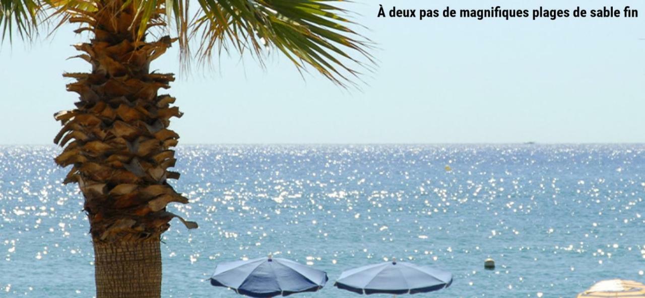 Hotel Sable Et Soleil - Port, Plage Et Jacuzzi Prive Фрежюс Экстерьер фото